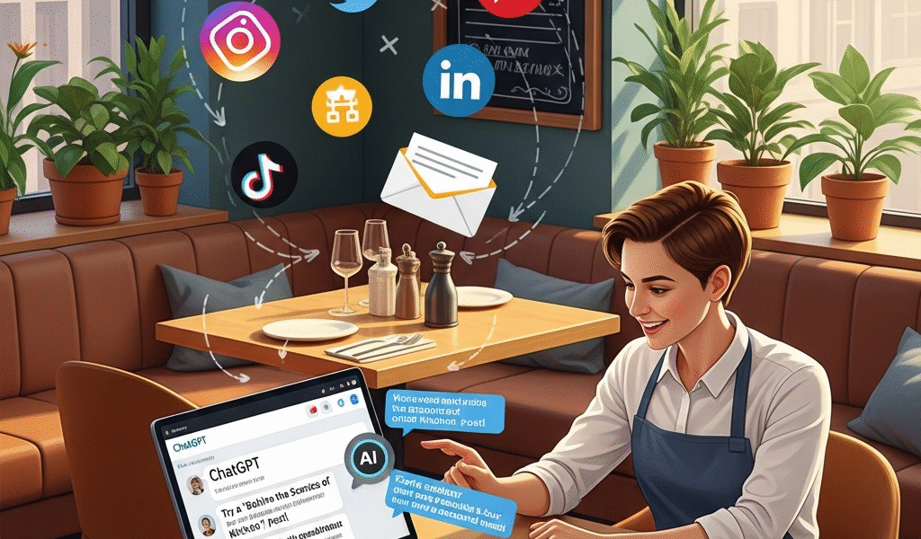 How restaurants can use ChatGPT to boost marketing efforts